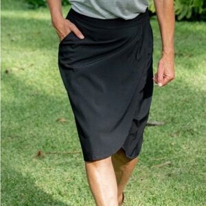 NWT Ripskirt Everyday Black Wrap Skirt - Casual Comfort Sz Small